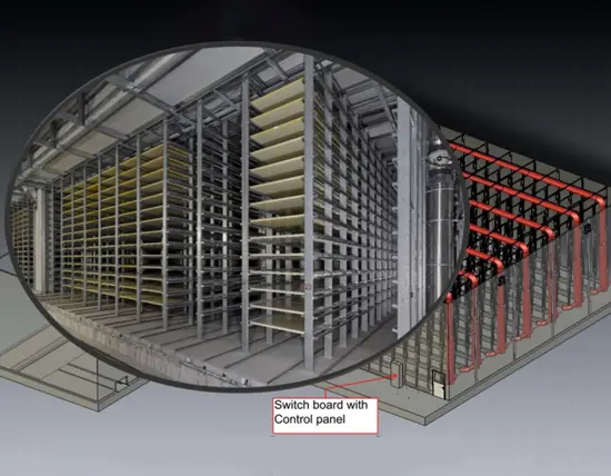 Sala de manutenção da máquina de formação de blocos Sala de manutenção da máquina de formação de blocos
